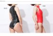 Photo2: [LaReina]Matt series rubber material high neck / back normal swimming swimsuit costume (2)