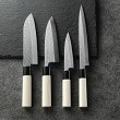 Photo1: Chaozhou Magoroku work / santoku knife & deba bōchō & fish-slicing knife & small deba bōchō (1)
