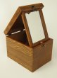 Photo3: Made of wood Cosmetic box  Compact make box (3)