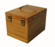 Photo6: Made of wood Cosmetic box  Compact make box (6)