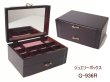 Photo1: made in japan Wooden jewelry boxes with mirror (1)