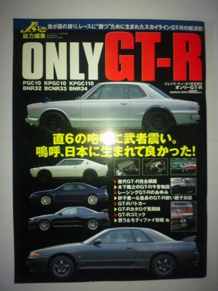 Photo1: Japanese NISSAN SKYLINE GT-R book - ONLY GT-R  (1)