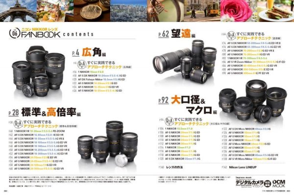 Photo4: Japanese edition camera photo album book : NIKKOR lens FANBOOK (4)