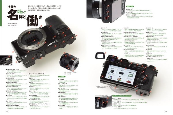 Photo2: Japanese edition camera photo album book : SONY α NEXー7 manyal (2)