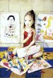 Photo5: Japanese edition book by artist painter Léonard-Tsuguharu Foujita: Postcard book (5)