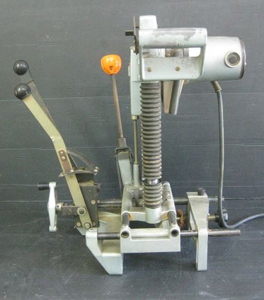 Photo3: HITACHI Chain Mortiser Woodworking tools AC100V BC 21SA  (3)