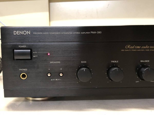 Photo1: DENON PMA-390 Integrated Amplifier (1)
