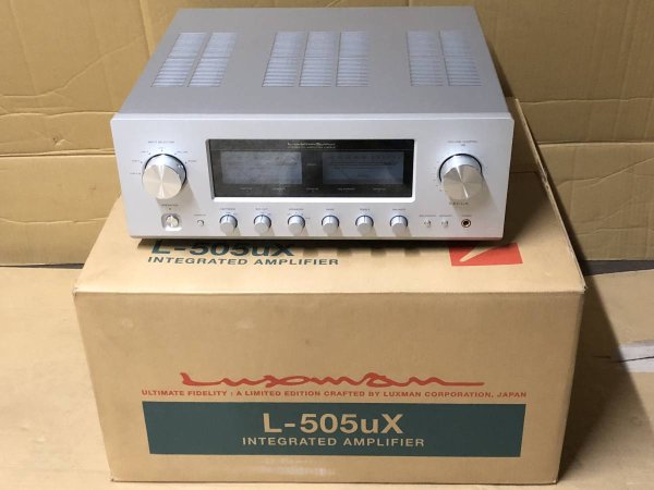 Photo1: LUXMAN L-505uX Integrated Amplifier (1)