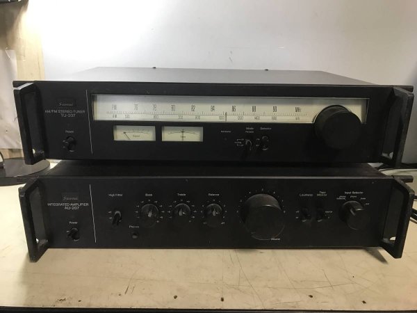 Photo1: SANSUI Integrated Amplifier & Tuner AU-207 / TU-207　 (1)