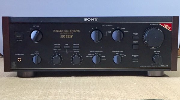 Photo1: SONY TA-F555ESXII  Integrated Amplifier (1)