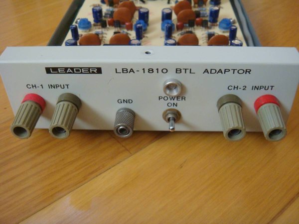 Photo1: Leader BTL adapter LBA-1810 (1)