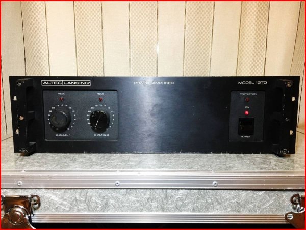 Photo1: ALTEC MODEL 1270 Power Amplifier  (1)