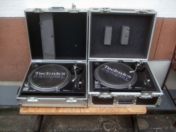 Photo1: TECHNICS SL-1200MK3D w / Hard case 2 set (1)