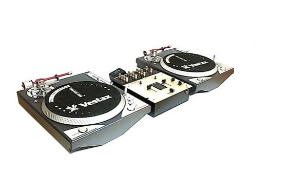 Photo1: VESTAX Turntable DJ Mixer Set (1)