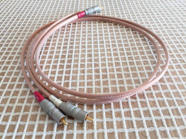 Photo1: final audio TAKAI LAB RCA CABLE Left and right pair 100 cm (1)