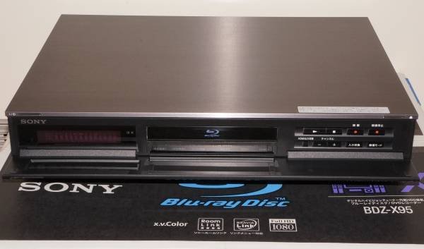 SONY Blu-ray Recorder BDZ-X95 - Japanese Audio&Acoustic&Book