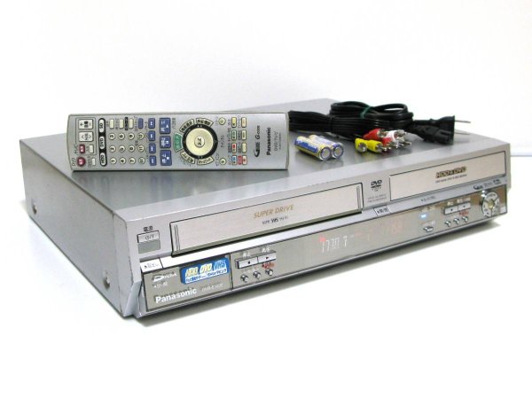 Photo1: Panasonic VIDEO DECK VCR DMR-E150V☆HDD＆DVD＆VHS (1)