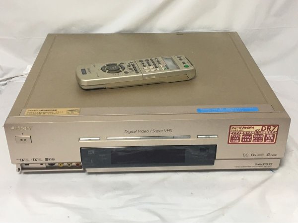 Photo1: SONY VIDEO DECK VCR WV-DR7 S-VHS (1)