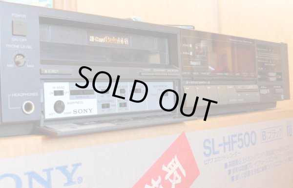 Photo1: SONY SL-HF500 Hi-Band Beta VCR (1)