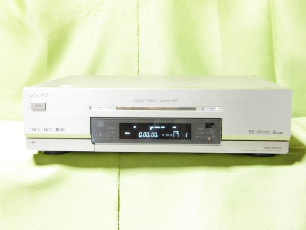 Photo1: SONY VIDEO DECK VCR DV+S-VHS WV-DR9 (1)