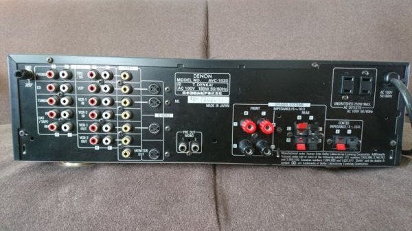 Photo2: DENON AV Amplifier AVC-1020 (2)