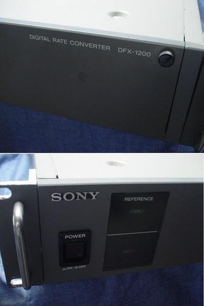 Photo2: SONY DIGITAL RATE CONVERTER DFX-1200  (2)