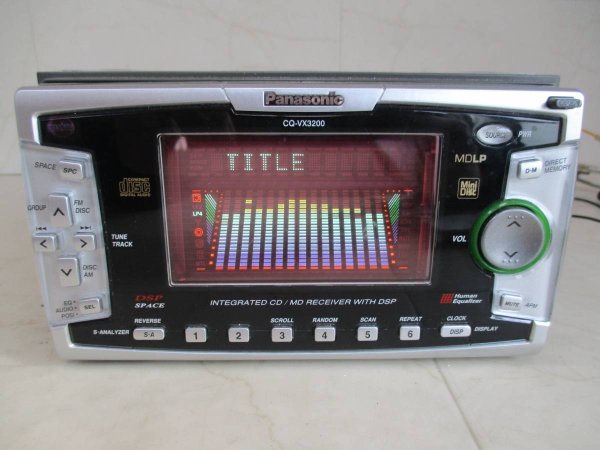 Photo1: Panasonic CQ-VX3200 2DIN CD/MD player (1)