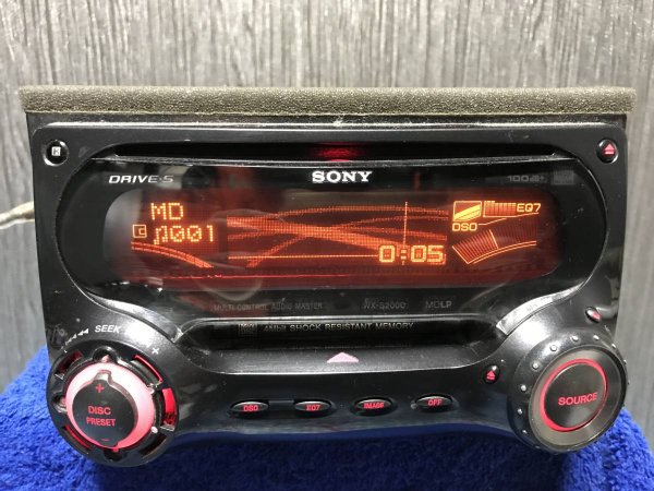 Photo1: SONY WX-S2000 CD/MD player (1)