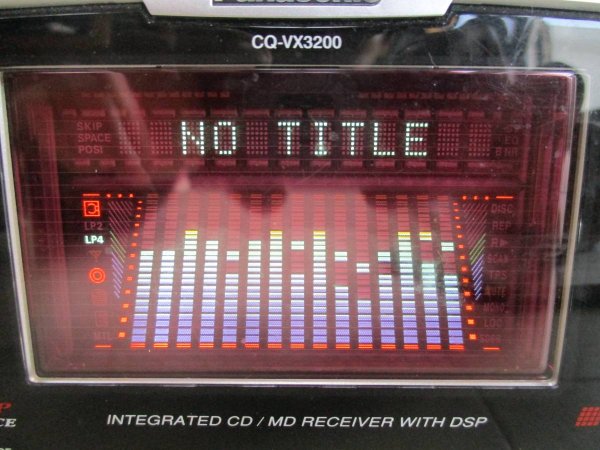 Photo2: Panasonic CQ-VX3200 2DIN CD/MD player (2)