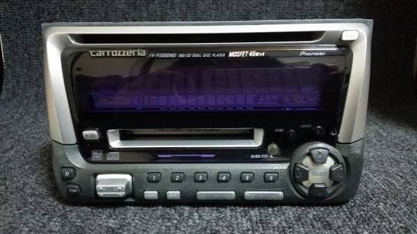 Photo1: PIONEER carrozzeria FH-P5000MD 2din CD/MD Player  (1)