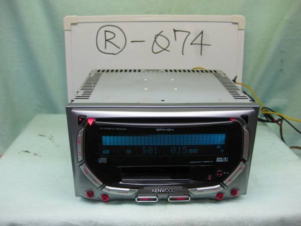 Photo1: KENWOOD DPX-04 2DIN CD & Cassette Player (1)