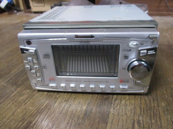 Photo1: Panasonic CQ-VX3030D  CD/MD player (1)
