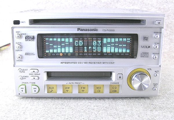 Photo1: Panasonic CQ-PY2003D CD/MD player (1)