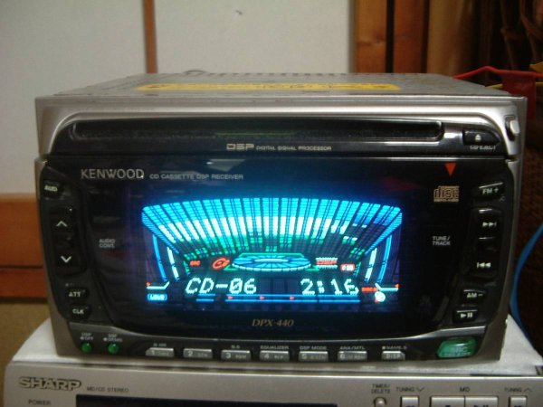 Photo1: KENWOOD DPX-440 CD & Cassette Player (1)
