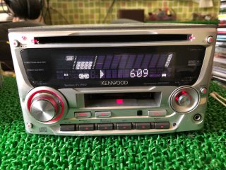 （ジャンク）ケンウッド　CD　カセット　ヘッドユニットZ707 X707 Yahoo!オークション - 送料無料 旧車 当時物 昭和 ケンウッド