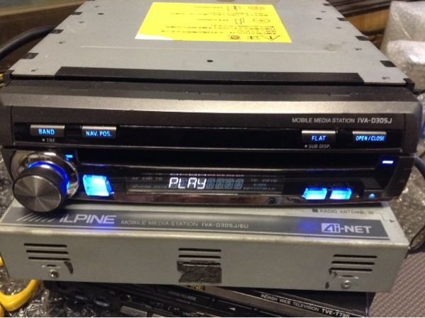 アルパイン　ALPINE IVA-Ｄ３０５Ｊ ジャンク アルパイン モバイルメディアステーション IVA-D305J ジャンク品