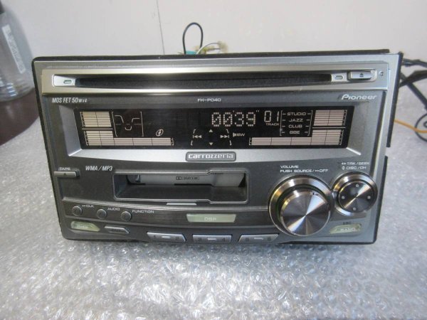 Photo1: carrozzeria FH-P040 2DIN CD deck radio cassette tape audio (1)