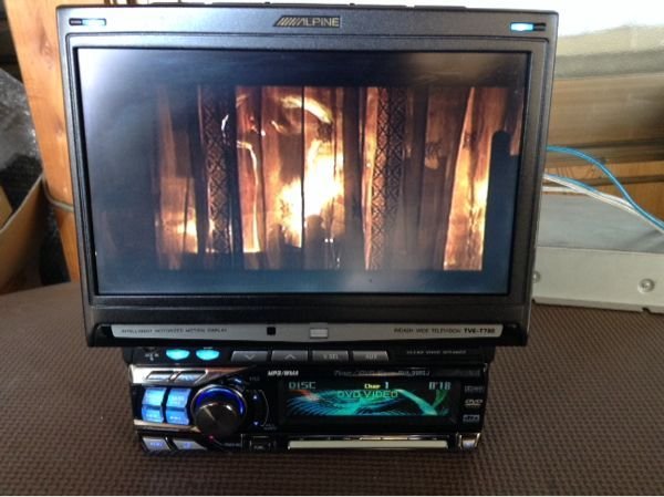 Photo1: ALPINE DVA-9965J + TVE-T730 DVD Player (1)