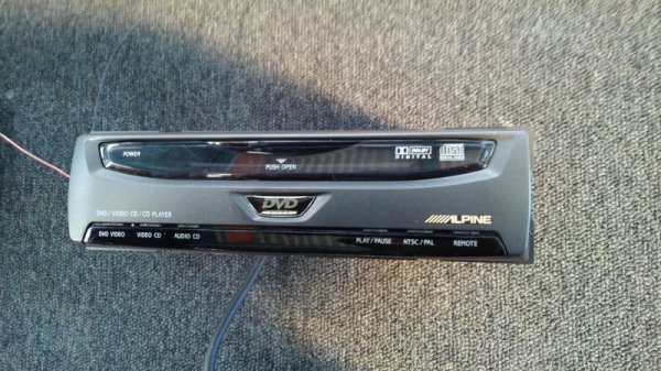 Photo1: ALPINE DVD Player Jaguar XJ8 genuine (1)
