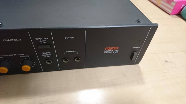Photo2: FOSTEX 2 channel Spring Reverb 3180 (2)
