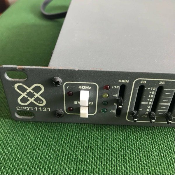 Photo2: CREST PERFORMANCE CPQ-1131 graphic equalizer CREST AUDIO PA DTM for business (2)