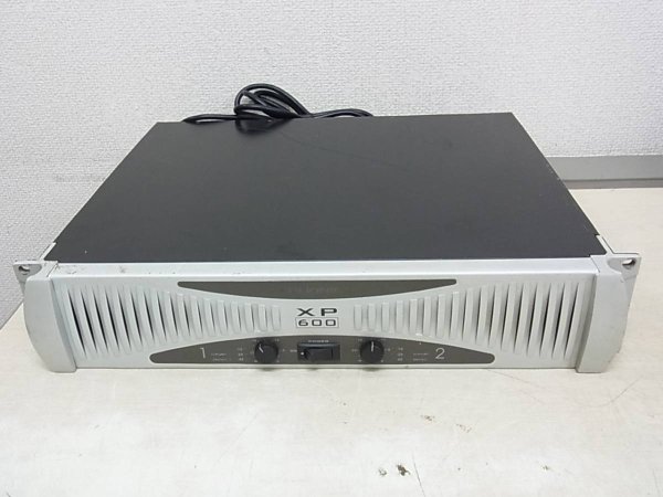Photo1: PHONIC 19-inch rack power amplifier XP600 (1)