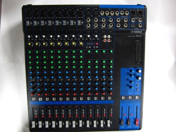 Photo1: YAMAHA mixing console 16ch MG16 (1)