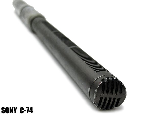 Photo1:  SONY C-74 Shotgun Condenser microphone (1)