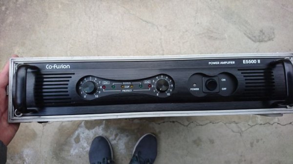 Photo1: Co-Fusion E5500II Power Amplifier  (1)