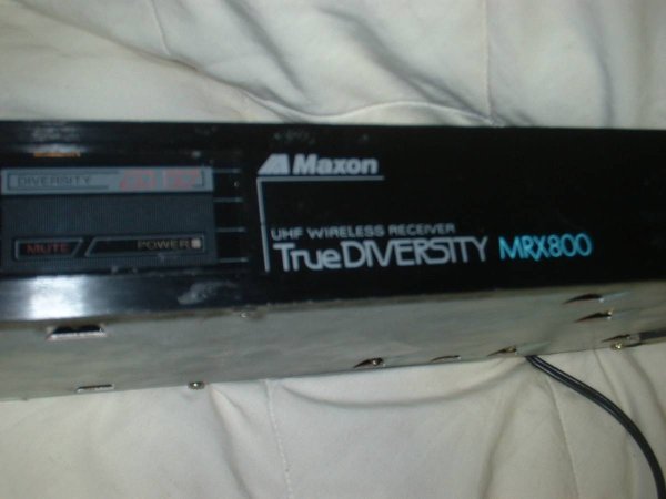 Photo6: Maxon Wireless Microphone Dedicated Receiver B-13 (6)