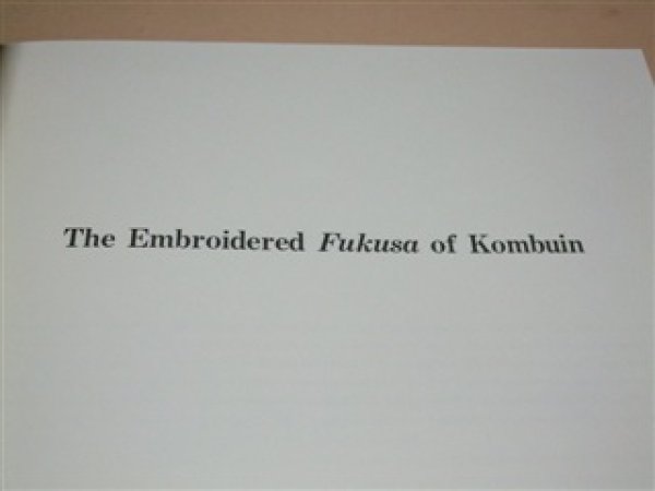 Photo2: Kombuin Embroidered Fukusa Fabulous Fukusa Book (2)