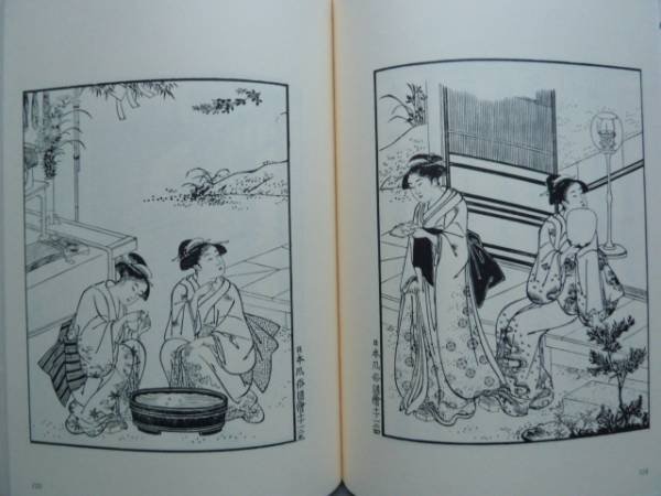 Photo3: Japanese Woodblock Prints book - Edo woodcut art book (1983) (3)