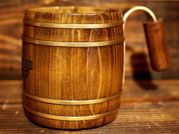 Photo2: ONE PIECE KIDARU (wooden butt) Beer Mug Phoenix Marco Ver. 380ml (2)