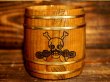 Photo1: ONE PIECE KIDARU (wooden butt) Beer Mug Roger Pirates Ver. 380ml (1)